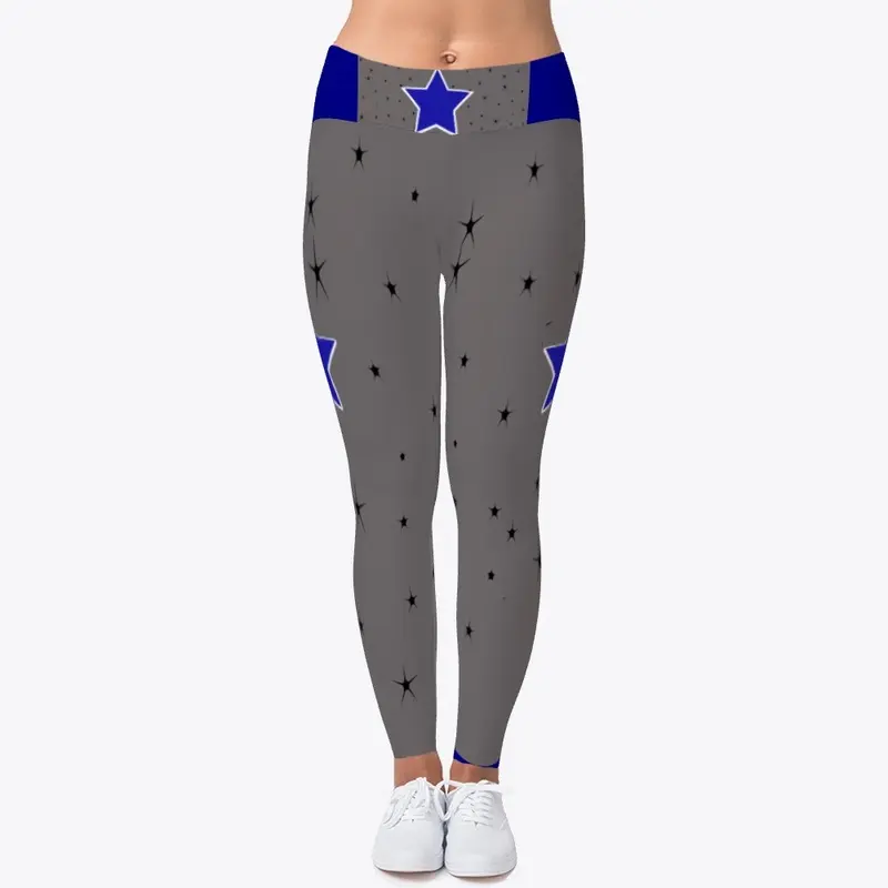 WAY COOL BLUE GREY WHITE STARS TREND 