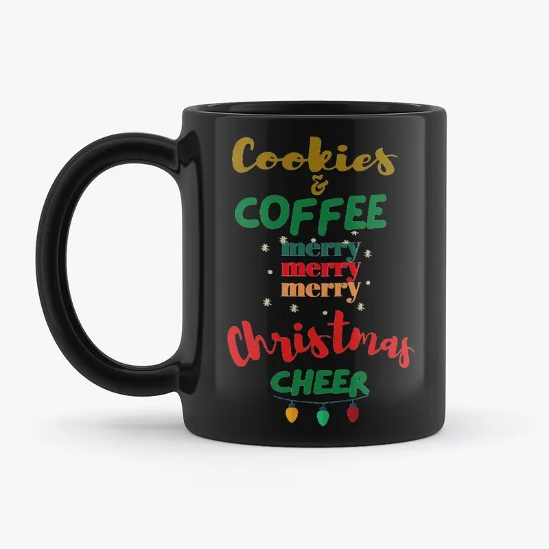 COOKIES COFFE AND MERRY CHRISTMAS